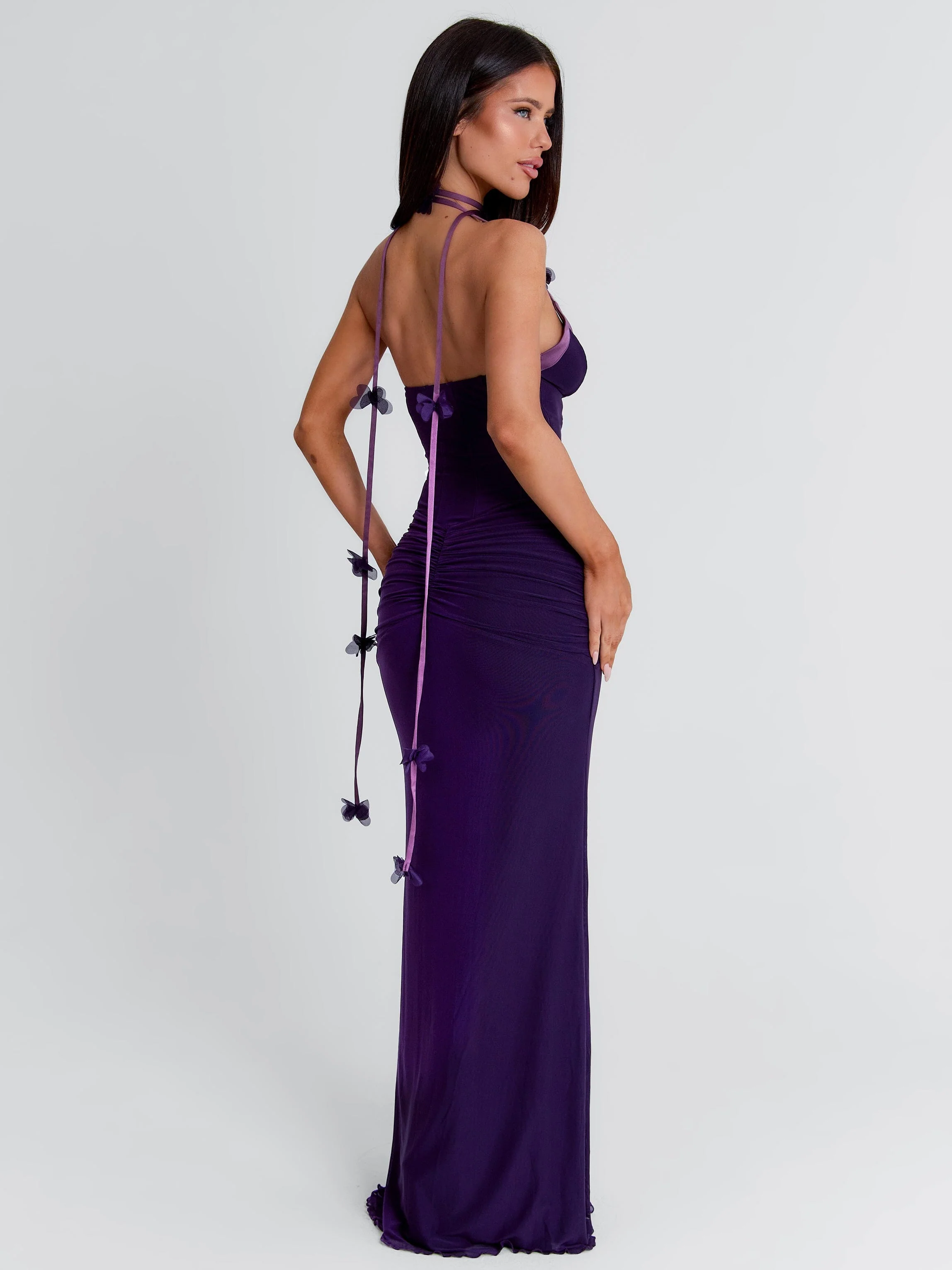 AILIANI MAXI DRESS PURPLE - Image 6