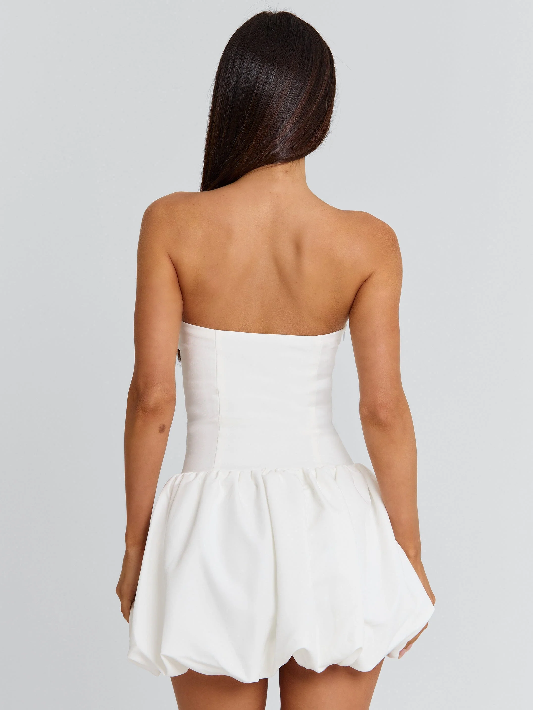 ATHENIA MINI DRESS WHITE - Image 7
