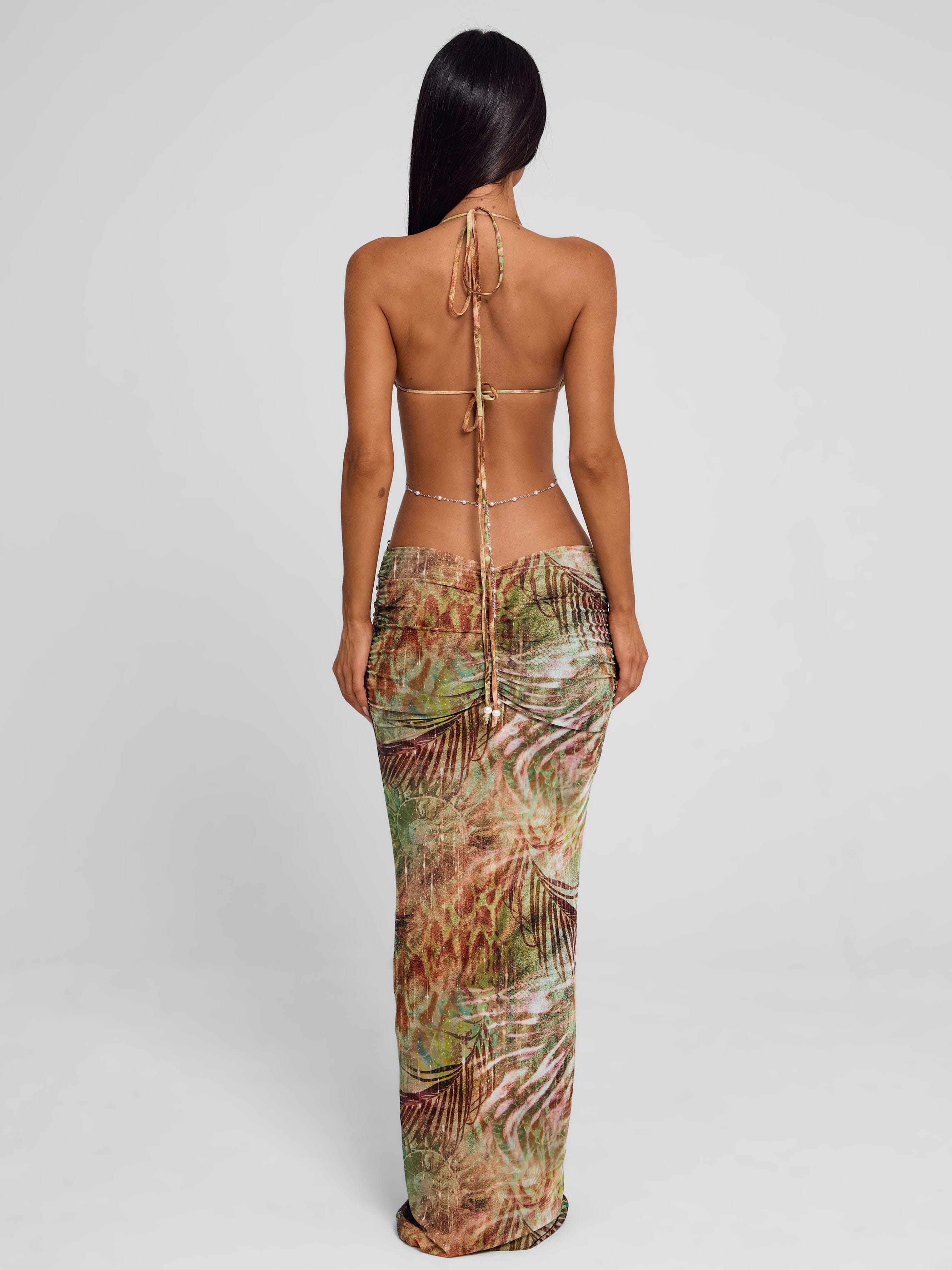 CATERINA MAXI DRESS LAGRONO SAGE - Image 3
