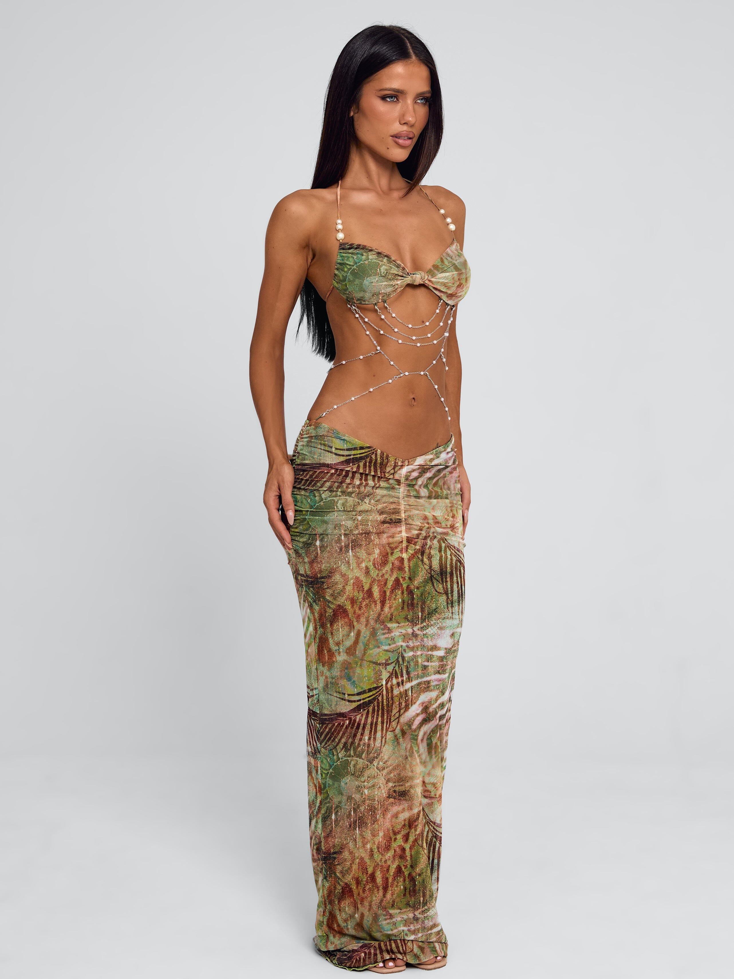 CATERINA MAXI DRESS LAGRONO SAGE - Image 5