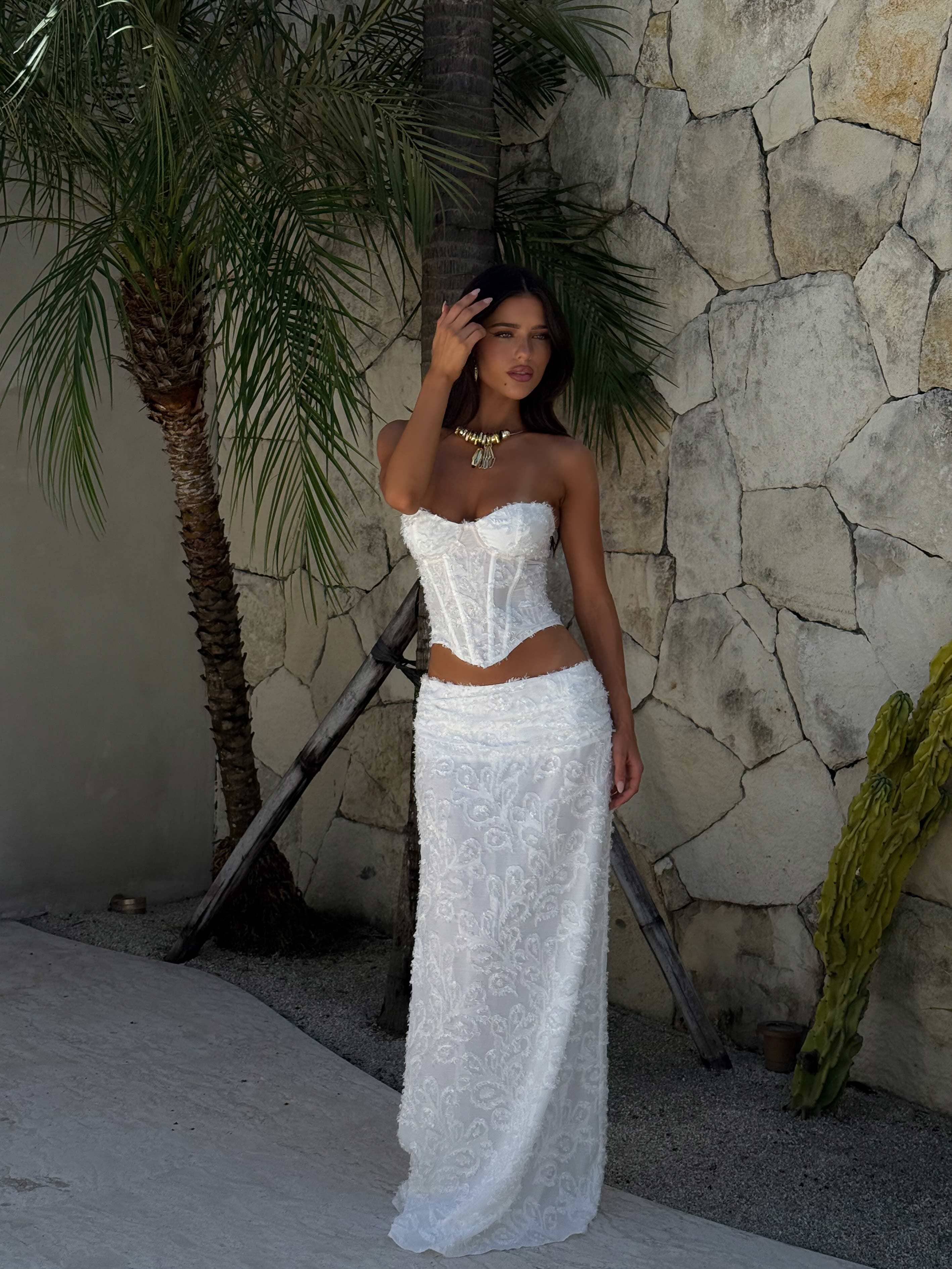 CATHERINE SKIRT IVORY - Image 2
