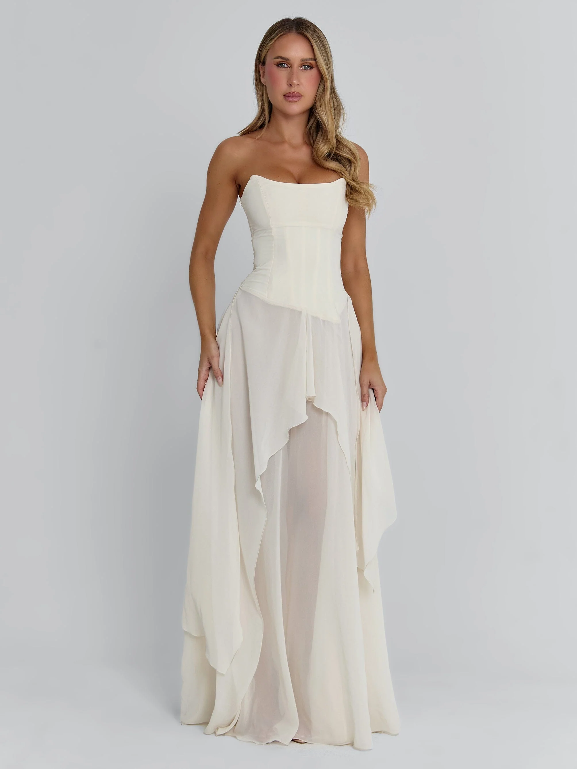EISLEY MAXI DRESS IVORY