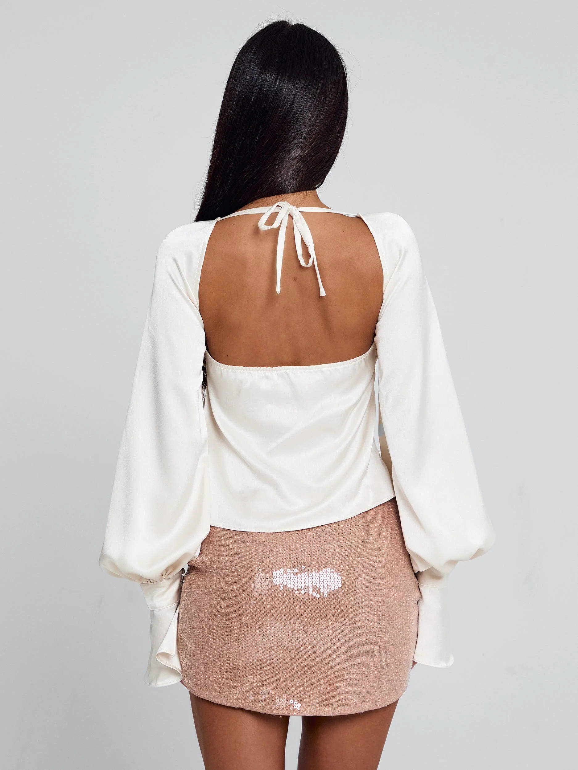 KAVANA MINI SKIRT ROSE GOLD - Image 8