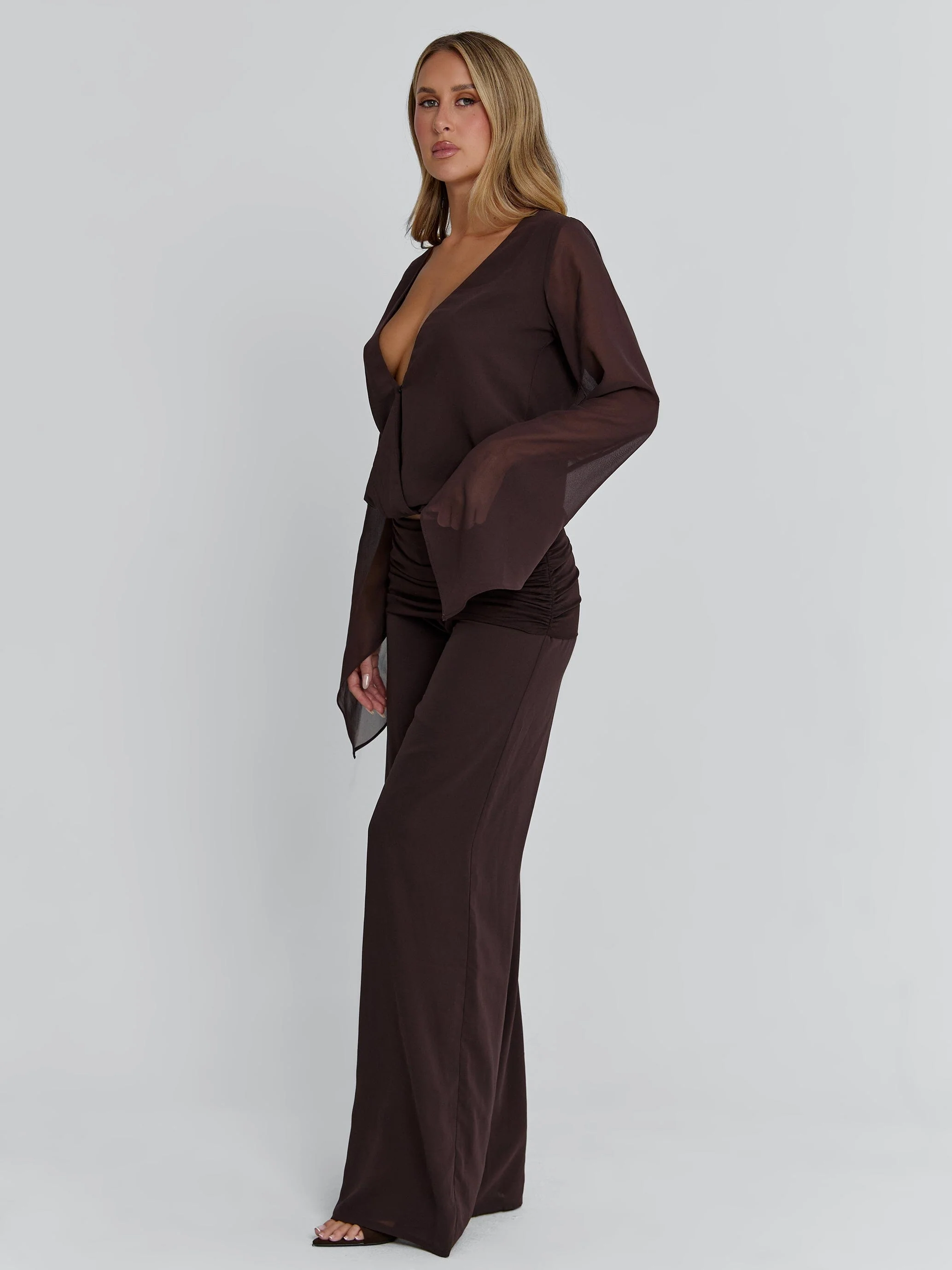LENNA PANT CHOCOLATE - Image 5