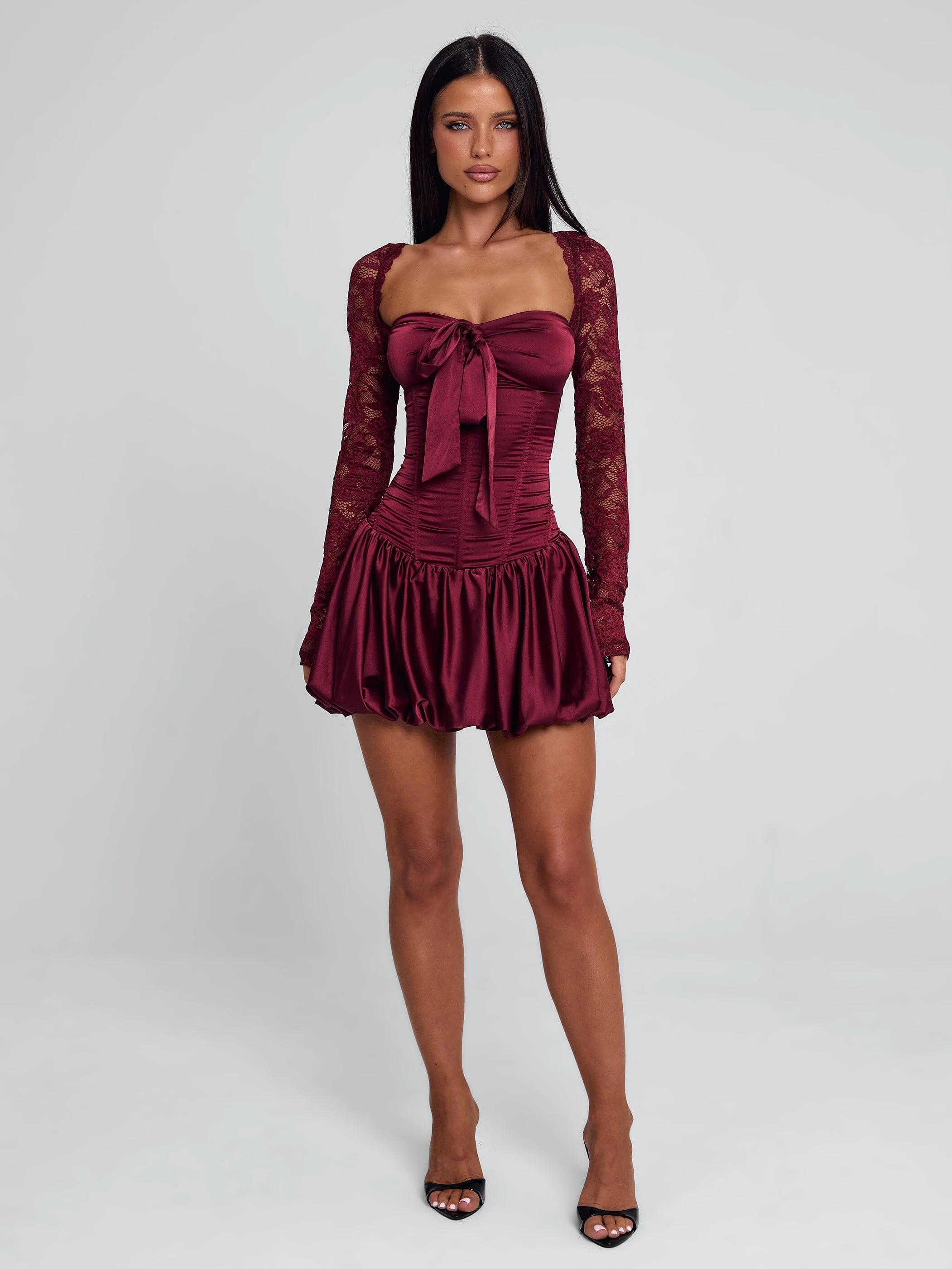 LEVIANA MINI DRESS RED - Image 2