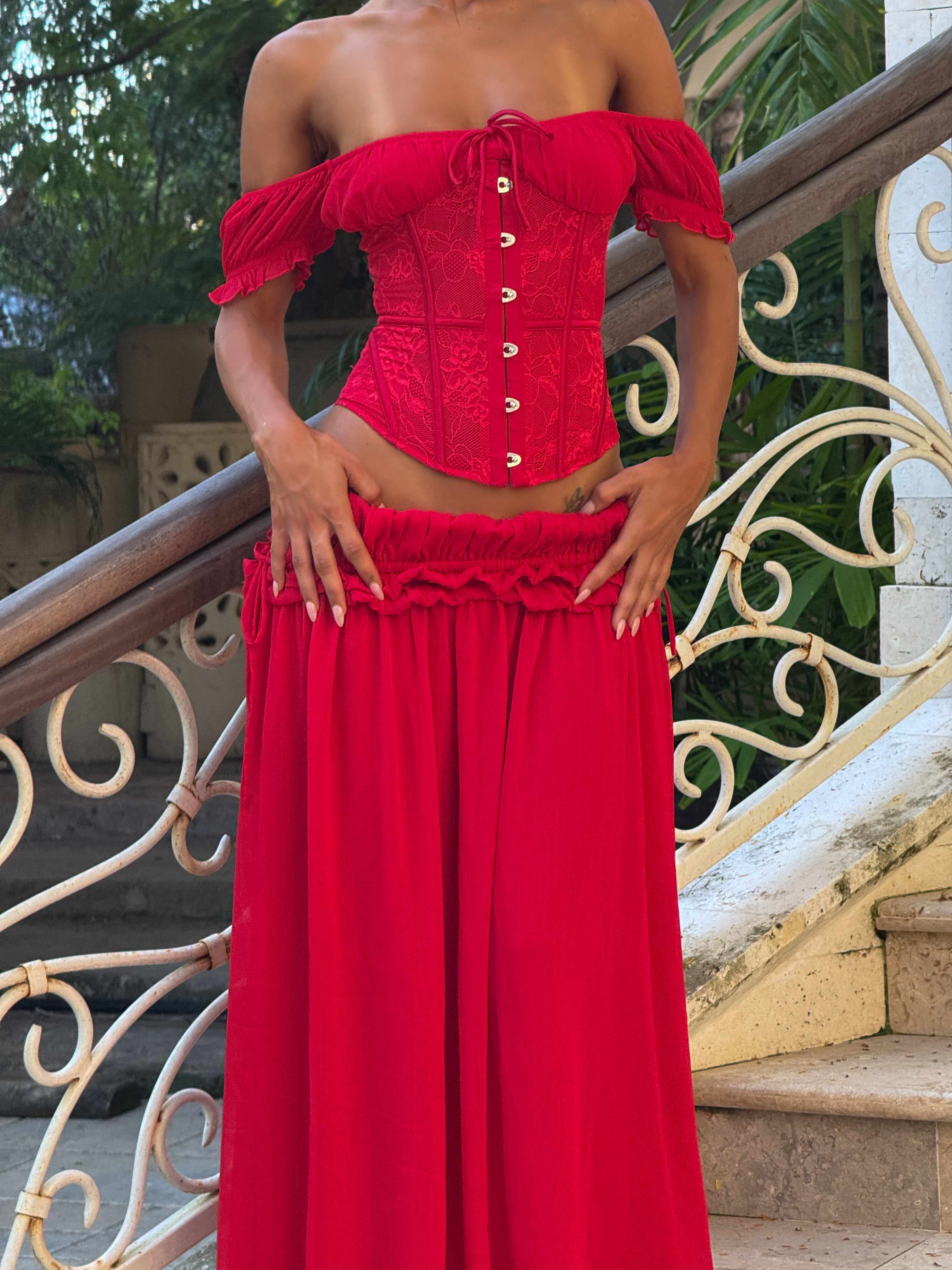 LUBELA CORSET TOP RED - Image 4