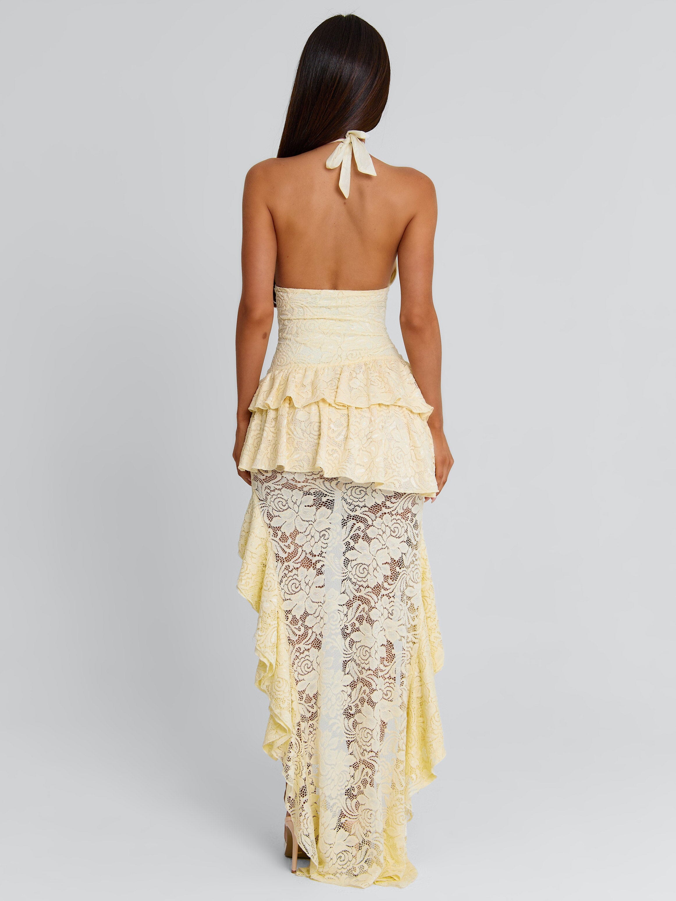 OPHELYA MAXI DRESS CREAM - Image 7