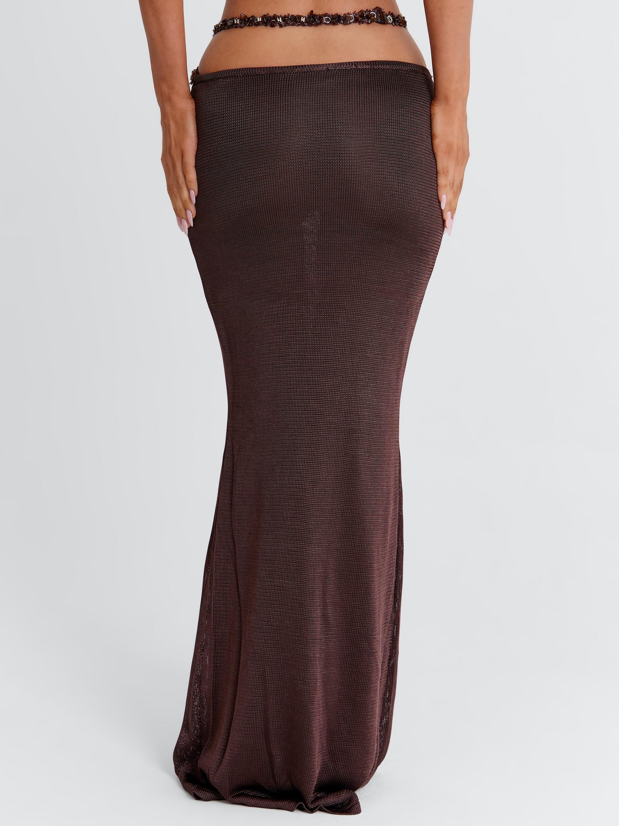 RAI MAXI SKIRT CHOCOLATE - Image 8
