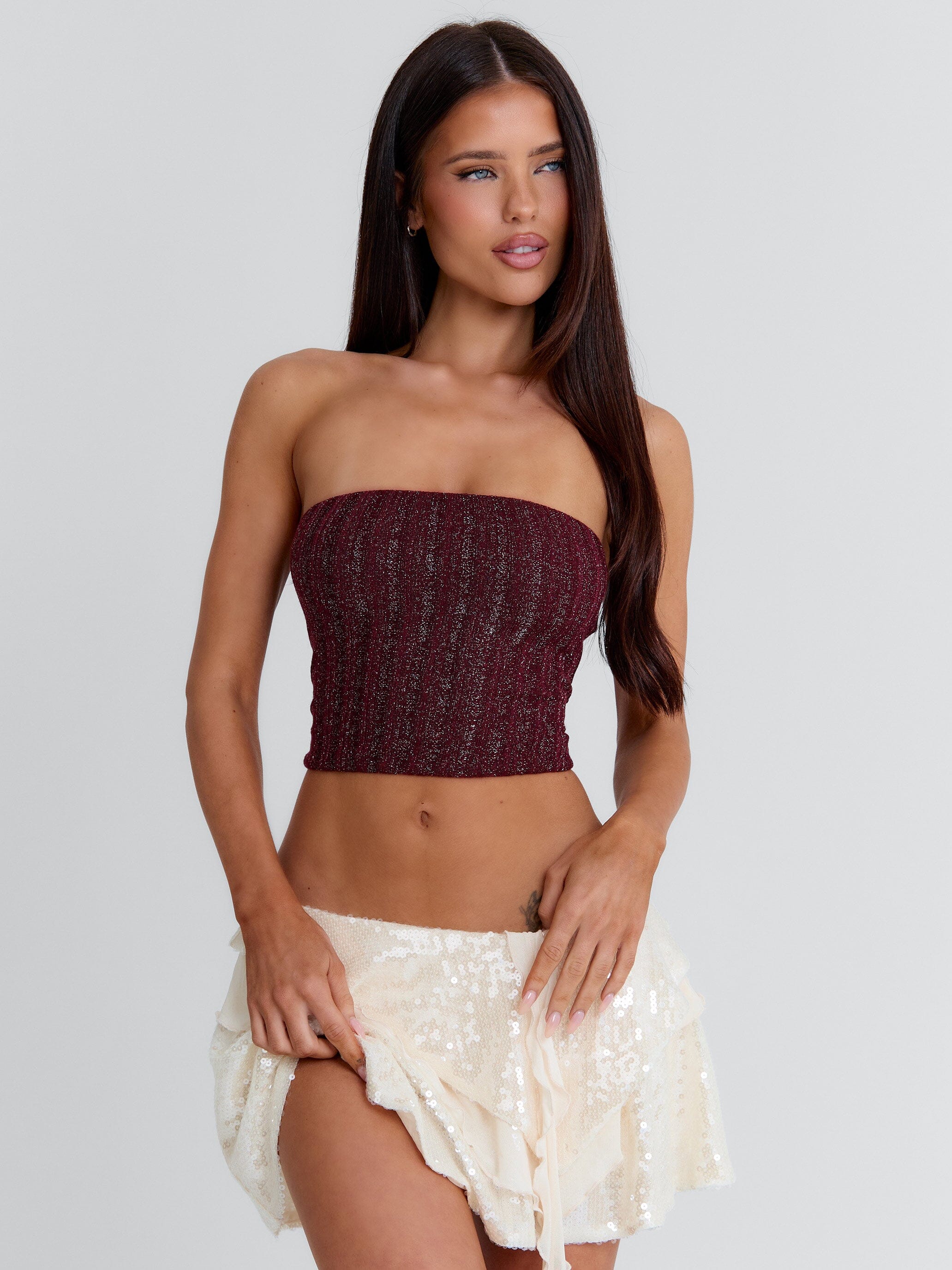 STACY MINI SKIRT IVORY - Image 6